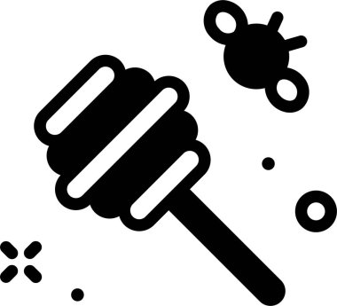 Yemek. Web simgesi basit illüstrasyon