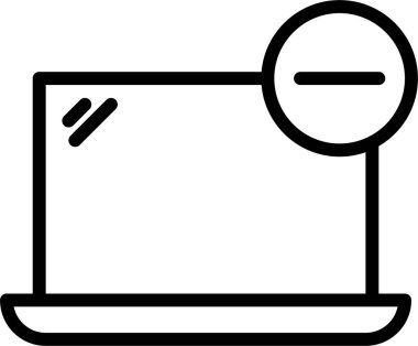 Bilgisayar. Web simgesi basit illüstrasyon