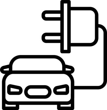 - Araba. Web simgesi basit illüstrasyon