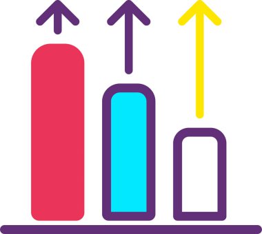 Bar çizelgesi. Web simgesi