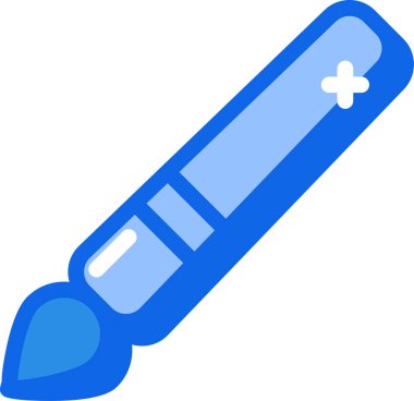 Termometre. Web simgesi basit illüstrasyon