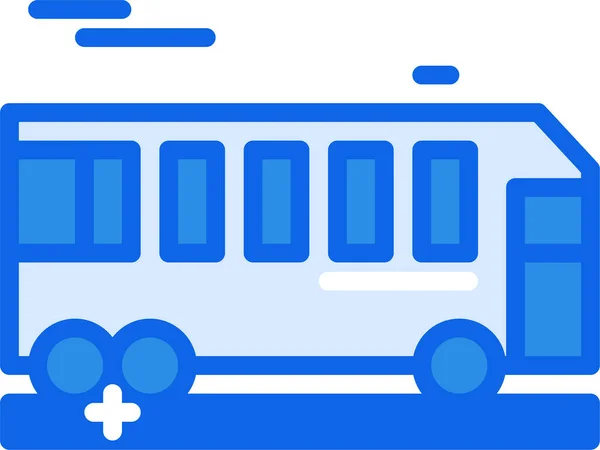 Bus Web Icon Simple Design — Stock Vector