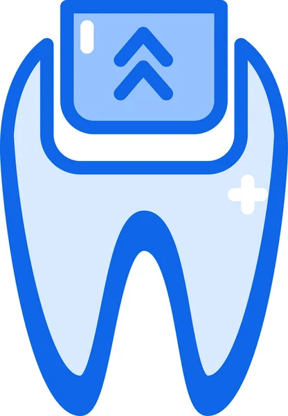 Opieka Dentystyczna Prosta Ilustracja — Wektor stockowy