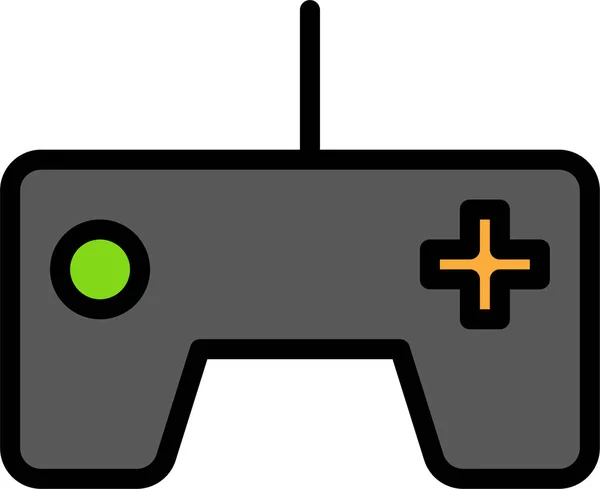 Joystick Icono Web Ilustración Simple — Vector de stock