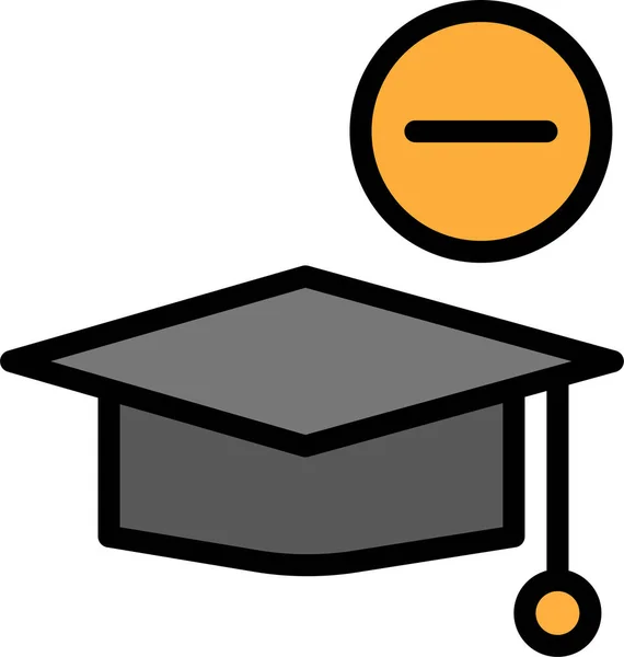 毕业帽 Web图标 — 图库矢量图片