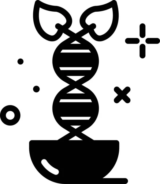 Dna Web Symbol Einfache Illustration — Stockvektor