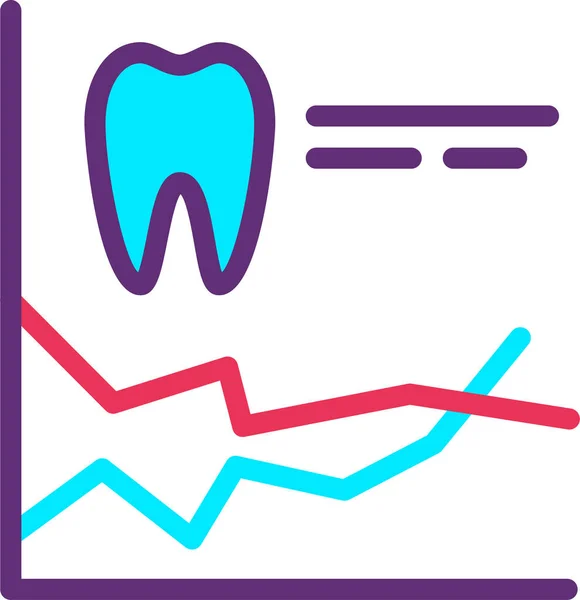 Cuidados Dentários Design Simples —  Vetores de Stock