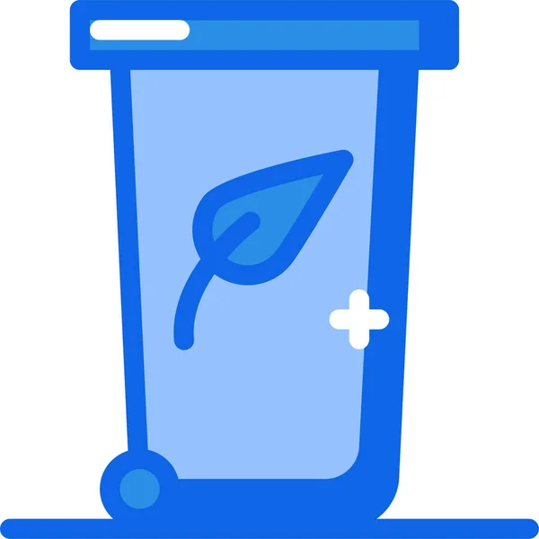 Water Bin Icon Simple Illustration Laundry Cleaner Vector Icons Web — Stock Vector