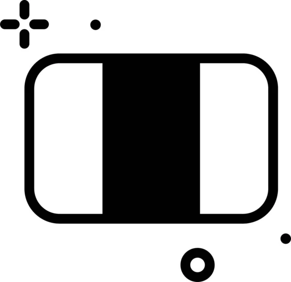 Batterie Web Symbol Einfache Illustration — Stockvektor