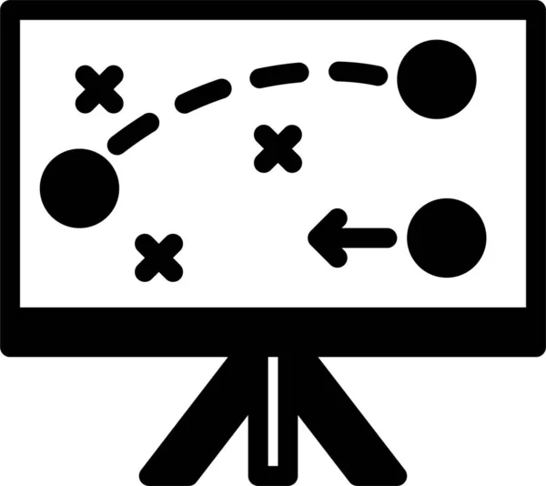 Wissenschaft Web Symbol Einfache Illustration — Stockvektor