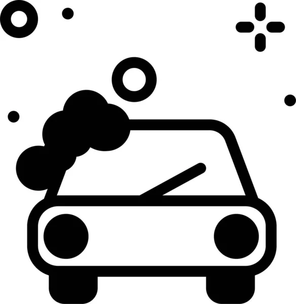 Car Web Icon Simple Illustration — Stock Vector