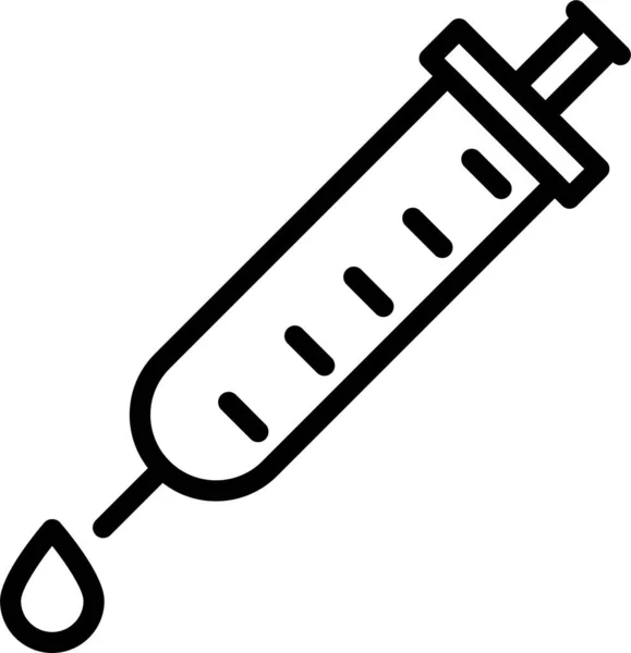 Injection Icône Web Illustration Simple — Image vectorielle