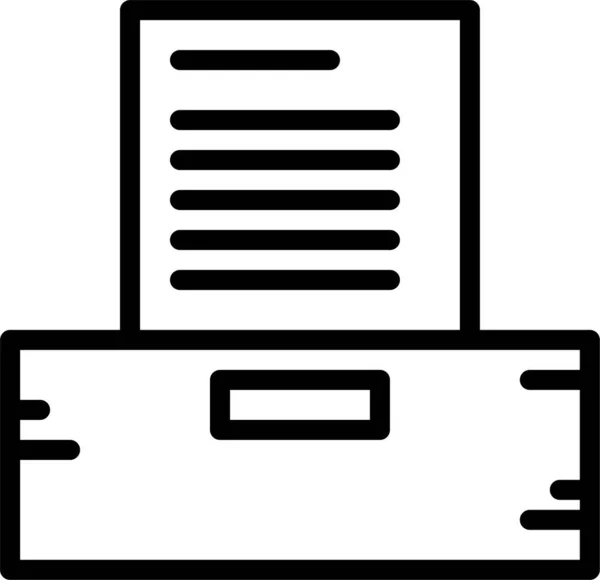 Dossier Fichier Illustration Simple — Image vectorielle