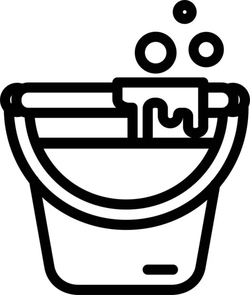 Bath Web Icon Simple Illustration — Stock Vector