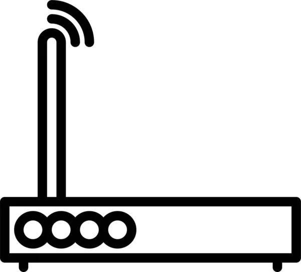 Icono Wifi Ilustración Vectorial Plana Tecnología Inalámbrica — Archivo Imágenes Vectoriales