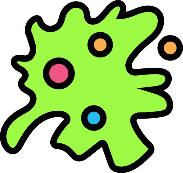 Bacteriën Web Icoon Eenvoudige Illustratie — Stockvector