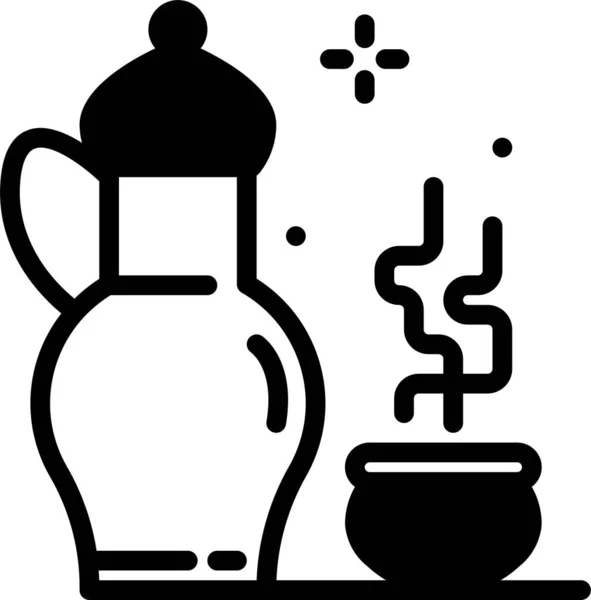 Muslim Ramadan Web Icon Ilustración Simple — Archivo Imágenes Vectoriales