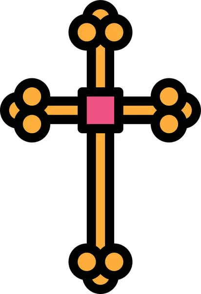 Christian Cross Conception Simple — Image vectorielle