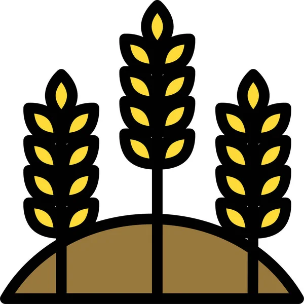 Weizen Web Symbol Einfache Illustration — Stockvektor