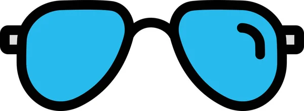 Icono Gafas Sol Ilustración Vectorial — Vector de stock