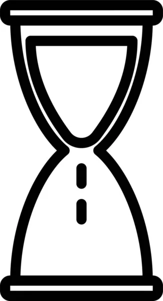 Sanduhr Web Symbol Einfache Illustration — Stockvektor