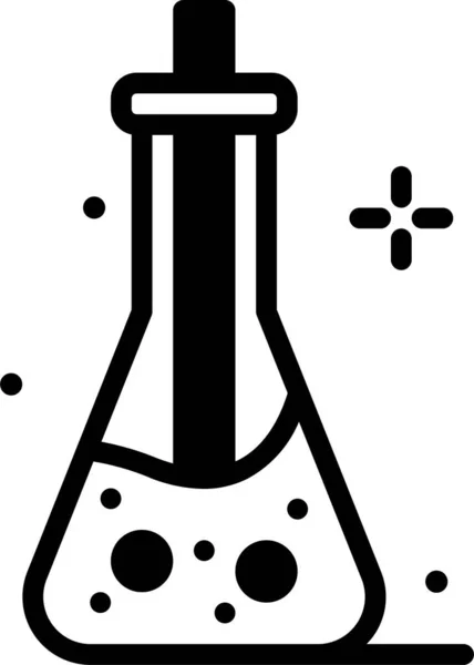 Ikona Biologii Chemii Ilustracja Wektora Izolowana Białym Tle — Wektor stockowy