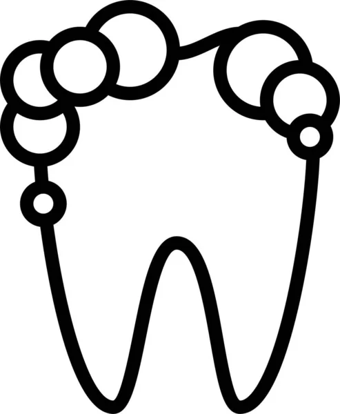 Zubařská Péče Jednoduchá Ilustrace Stock Vektory