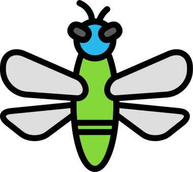 Kelebek. Web simgesi basit illüstrasyon