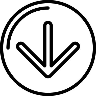 projeniz için aşağı ok simgesi