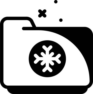 Beyaz arkaplanda izole edilmiş dizin simgesi ve vektör illüstrasyonu 