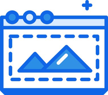 Modern simgenin vektör illüstrasyonu