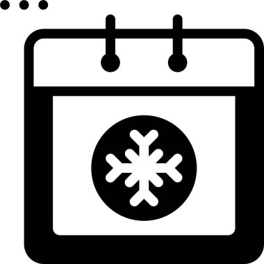 Takvim simgesi, vektör çizimi