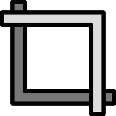 Mobilya. Web simgesi basit illüstrasyon