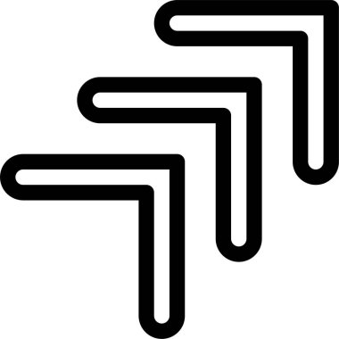 Ok. Web simgesi basit illüstrasyon