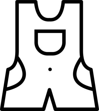 Tişört. Web simgesi basit illüstrasyon