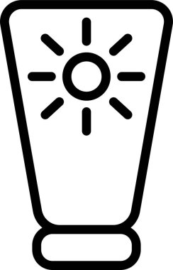 Güneş. Web simgesi basit illüstrasyon