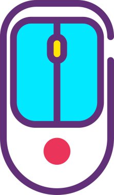 Bilgisayar faresi. Basit resimleme 