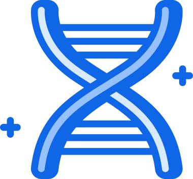 dna. Web simgesi vektör illüstrasyonu