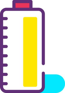 pil ağ simgesi, basit illüstrasyon