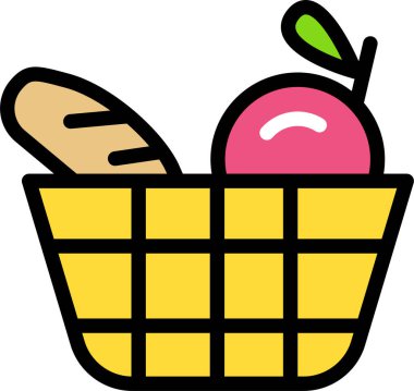 Alışveriş sepeti. Basit tasarım