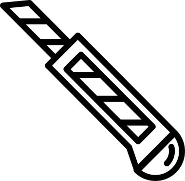 Basit satır biçimi vektör simgesi