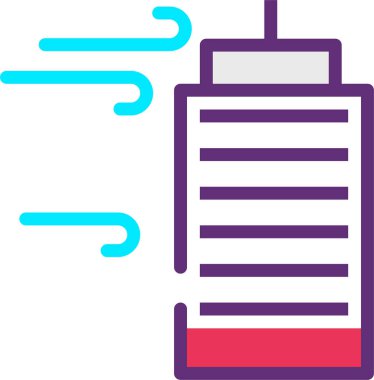 Dosya. Web simgesi basit illüstrasyon