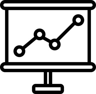 Analizler. Web simgesi basit illüstrasyon