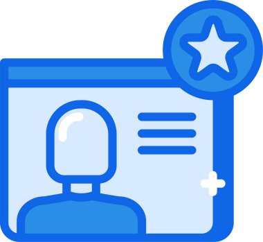 kullanıcı profili simgesi, basit vektör illüstrasyonu 