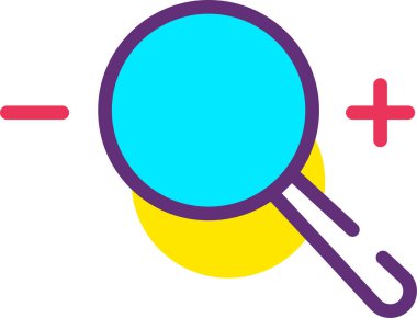 Ara. Web simgesi basit illüstrasyon