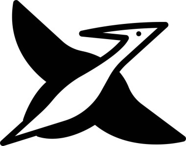 Kuş. Web simgesi basit illüstrasyon
