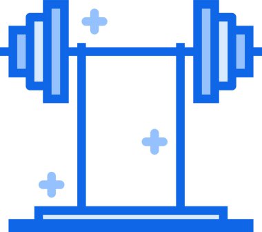 Tıbbi ve sağlık hizmeti vektör ikonu. biçim çift renkli düz sembol, pürüzsüz mavi ve beyaz renkler, yuvarlak