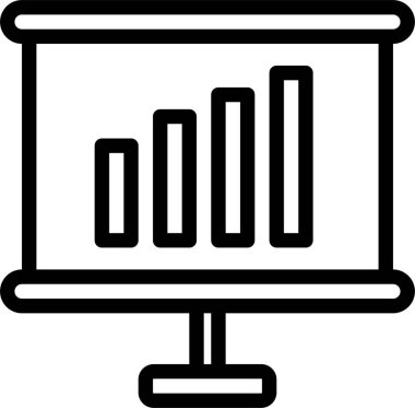 Analizler. Web simgesi basit illüstrasyon