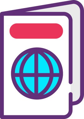 Dünya haritası. Basit resimleme