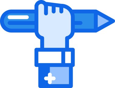 Elini ver. Web simgesi basit illüstrasyon